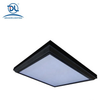 Energy saving IP40 60*60 36W Black Cover LED Surface panel light fixture office hospital store hotel